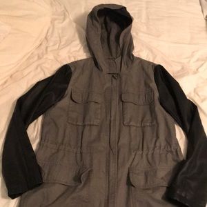 Dkny Jackets & Coats - DKNY Military Cargo Jacket with Contrast Sleeves Dkny Jackets & Coats - DKNY Military Cargo Jacket with Contrast Sleeves